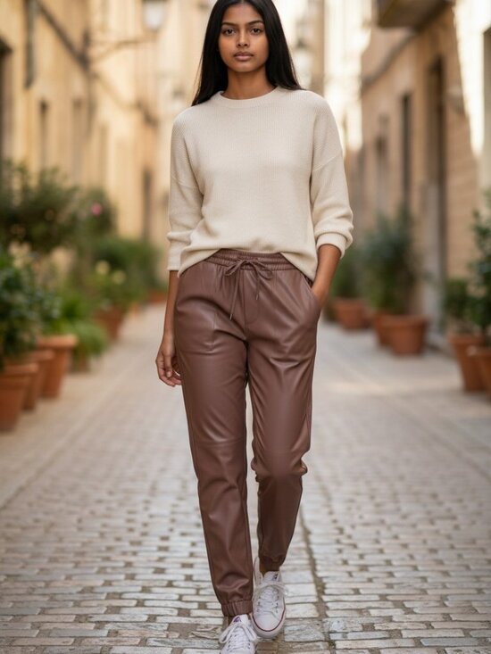 Wildfang Pants - WILDFANG VEGAN LEATHER PANTS